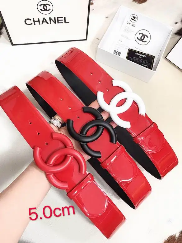 Chanel Belt 50mmX95-115cm 7D07